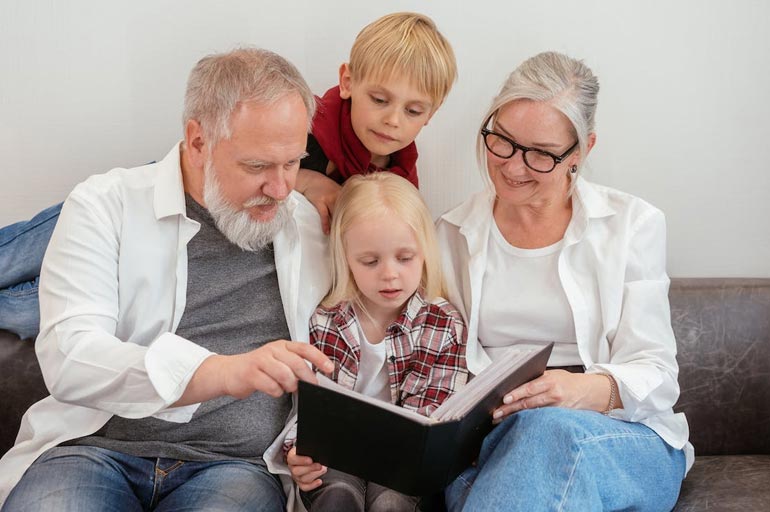 6 benefícios da relação entre avós e netos