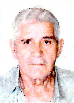 Informo o falecimento de BENEDITO APARECIDO DA SILVA